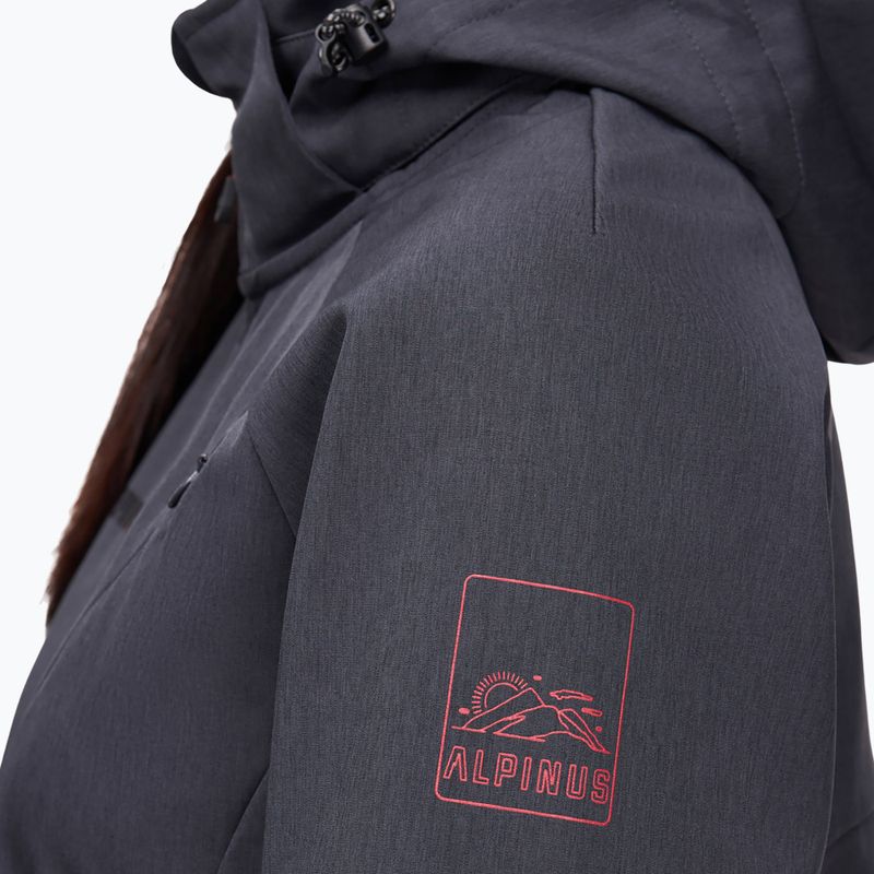 Giacca softshell da donna Alpinus Minthi graphite/black 4