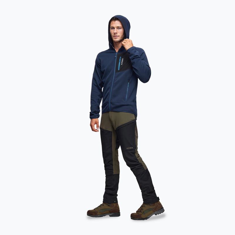 Felpa termica da uomo Alpinus Fryatt blu navy 2