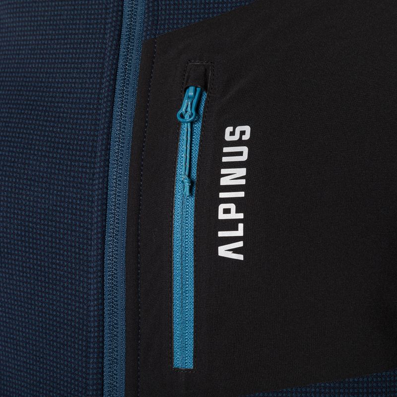 Felpa termica da uomo Alpinus Fryatt blu navy 8