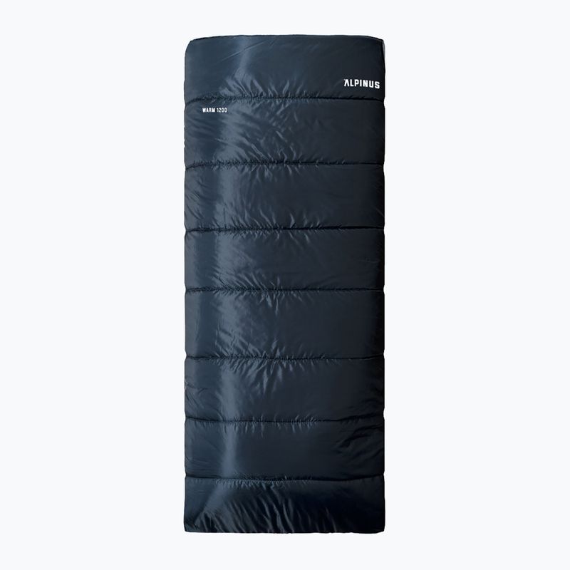 Sacco a pelo Alpinus Warm 1200 blu navy destro