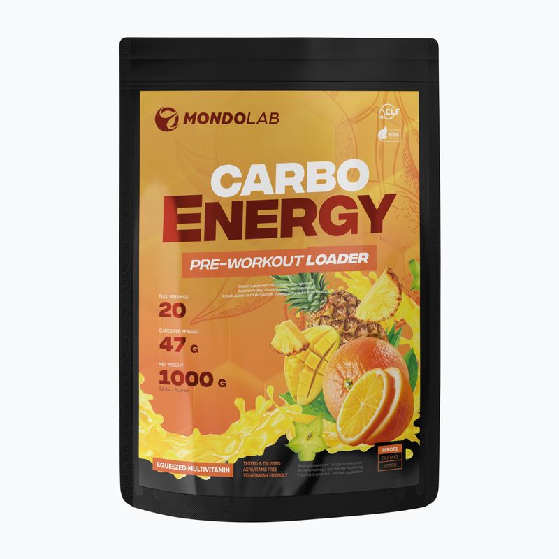 Carboidrati MONDOLAB Carbo Energy Spremuta Multivitaminica 1000 g
