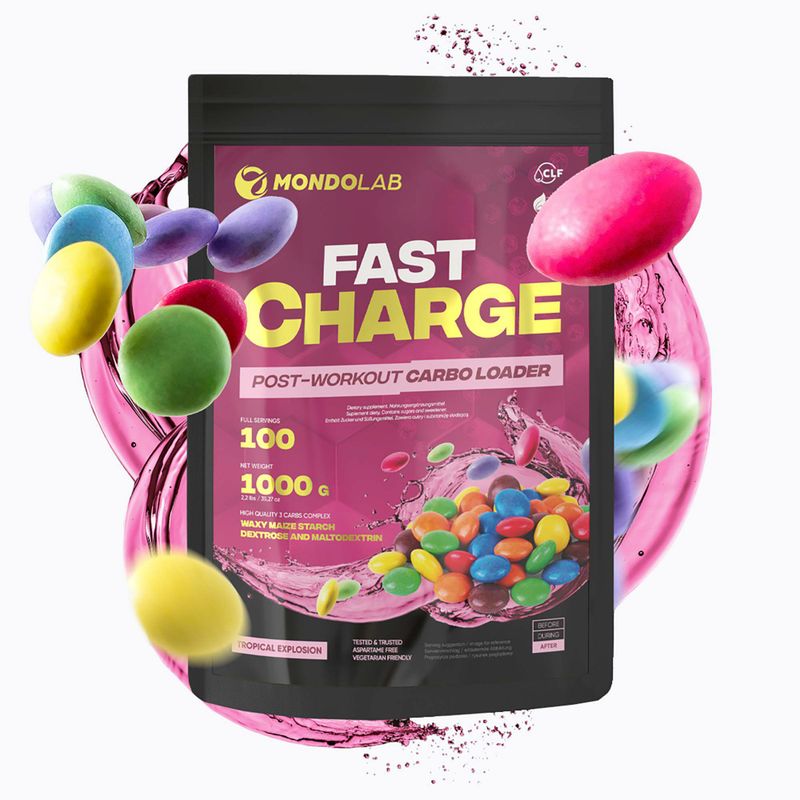 Carboidrati MONDOLAB Fast Charge Tropical Explosion 1000 g 3