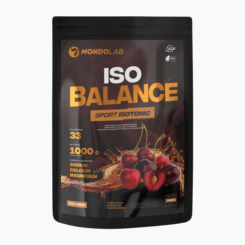 Bevanda isotonica MONDOLAB Balance Ciliegia frizzante 1000 g