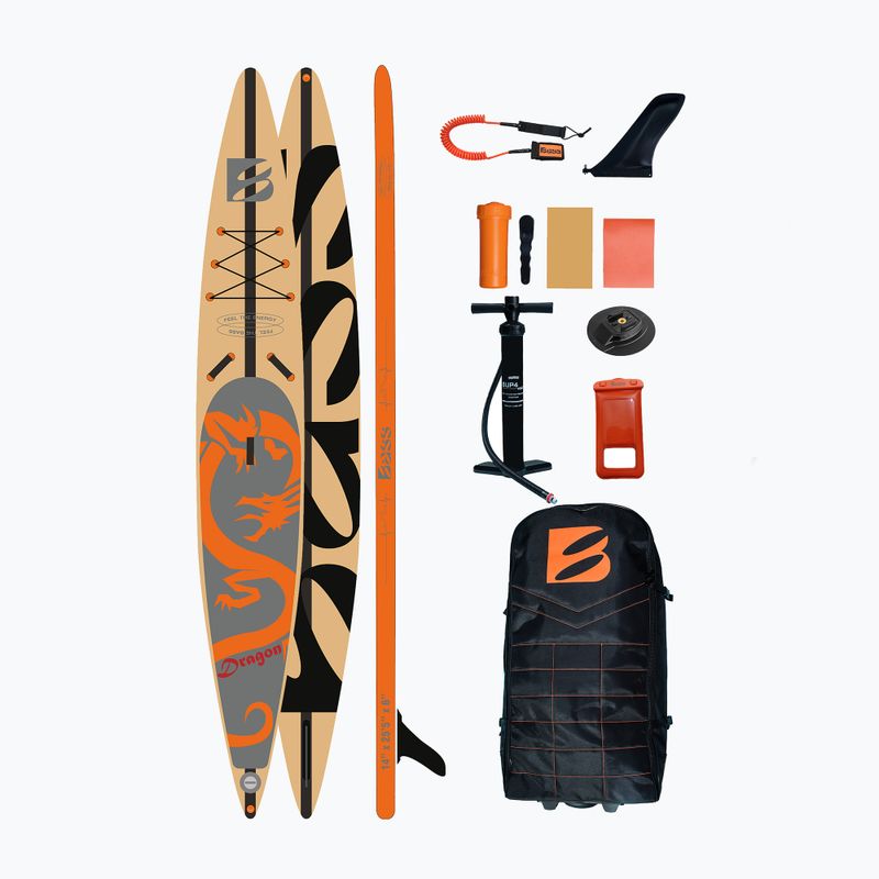 Bass SUP board Dragon 14'0" sandy