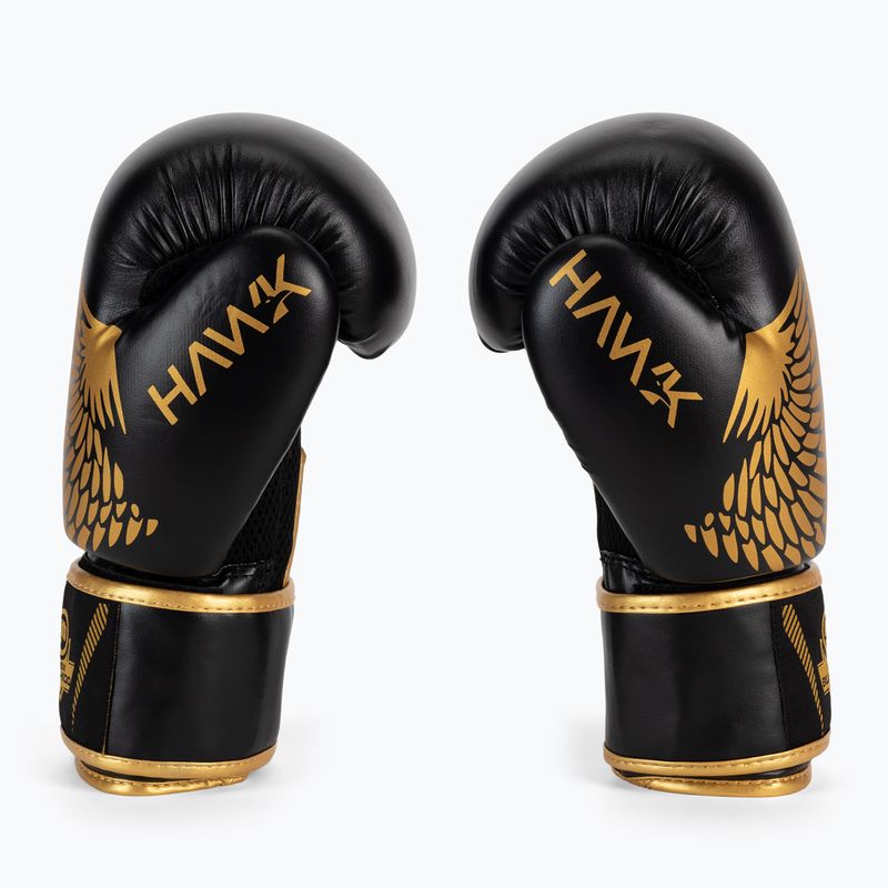 Guanti da boxe DBX BUSHIDO "HAWK Active Clima nero e oro B-2v17 4