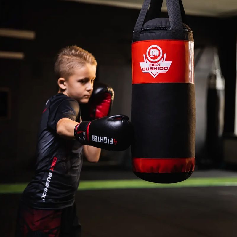 Sacco da boxe per bambini DBX BUSHIDO Kids 60 cm red 13