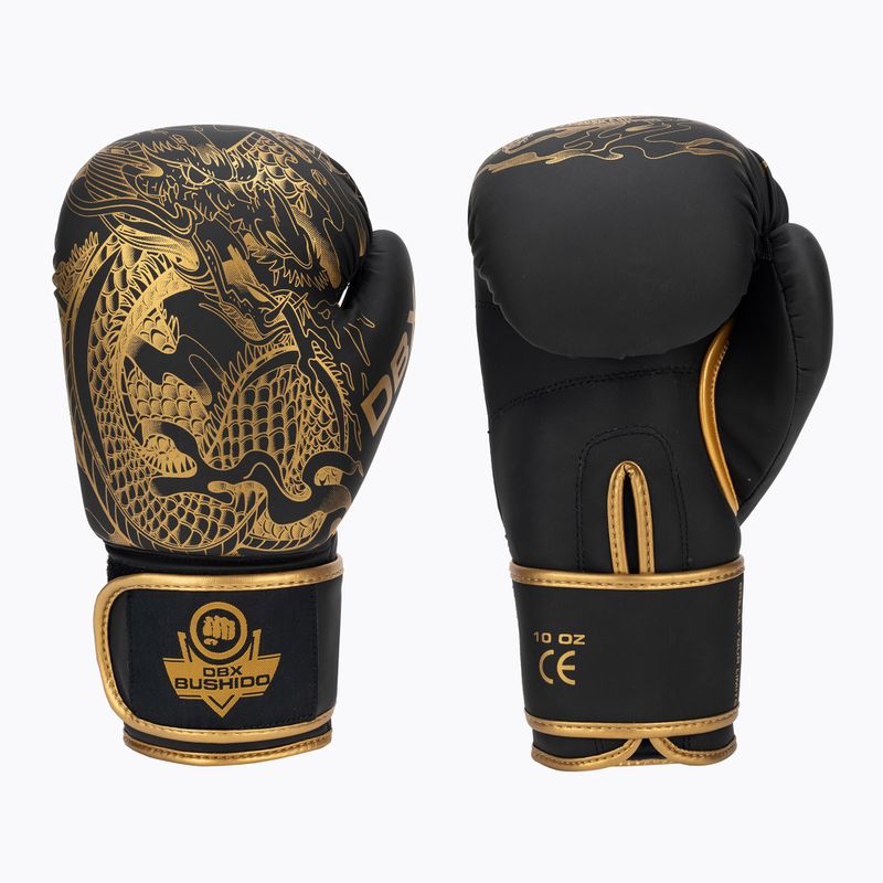 Guantoni da boxe DBX BUSHIDO "Gold Dragon" oro/nero
