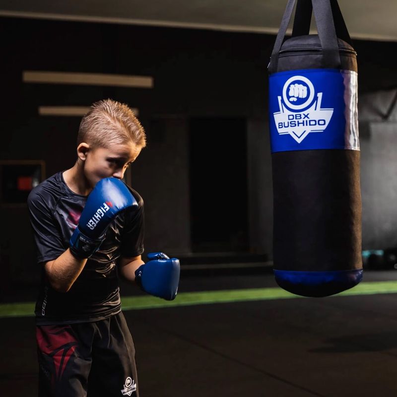 Sacco da boxe per bambini DBX BUSHIDO Kids 60 cm blue 12