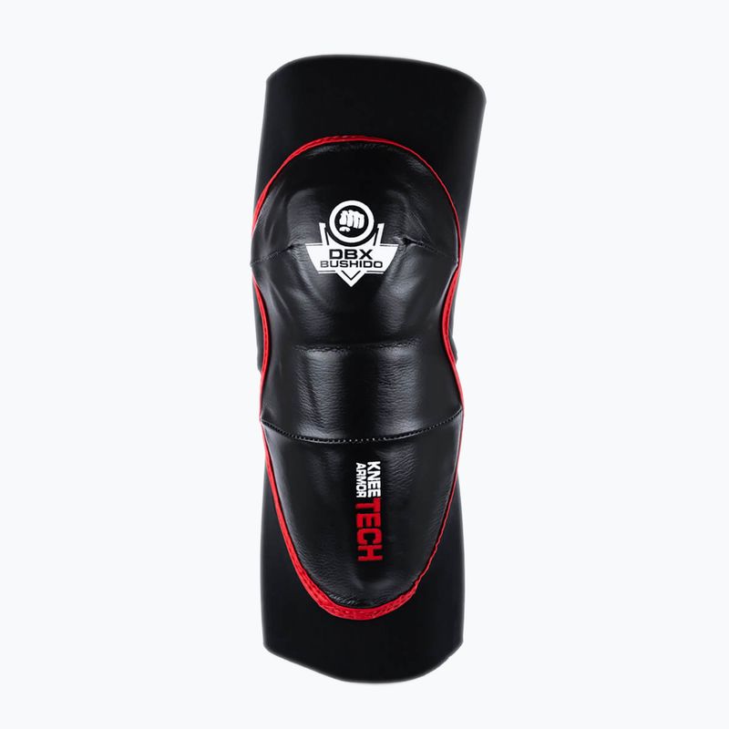 Ginocchiere DBX BUSHIDO "Warrior" nero/rosso 2