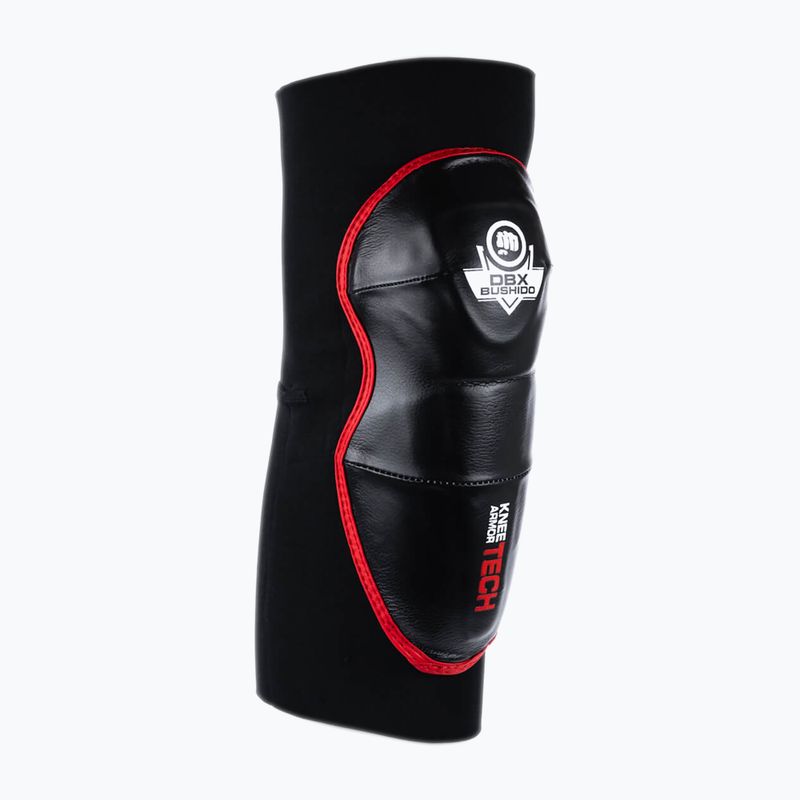 Ginocchiere DBX BUSHIDO "Warrior" nero/rosso 4