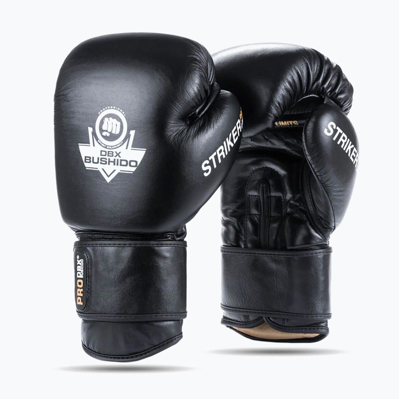 Guanti da boxe DBX BUSHIDO "Striker" nero 2
