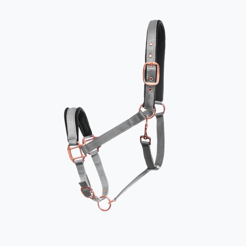 FERA Equestrian Basic Cavezza integrale grigia per cavalli