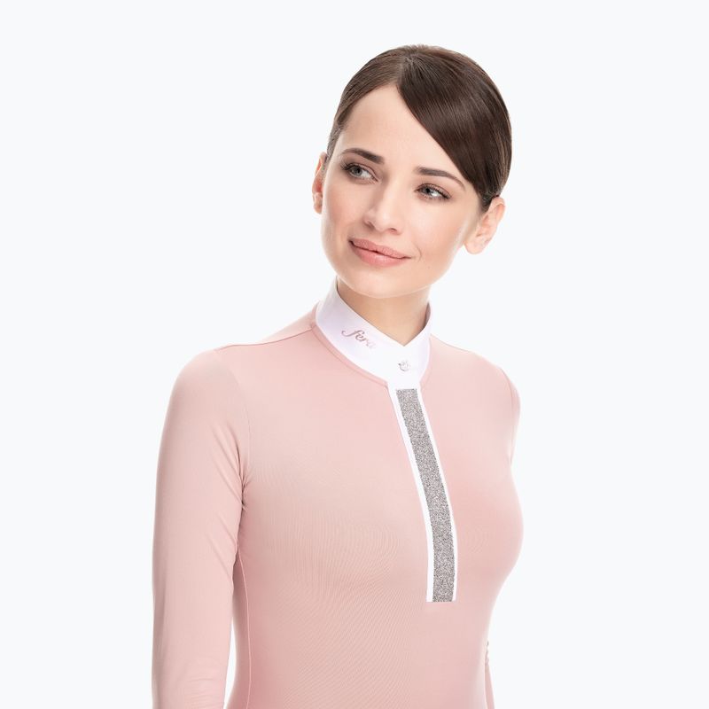 Camicia da donna a maniche lunghe FERA Equestrian Stardust rose 2