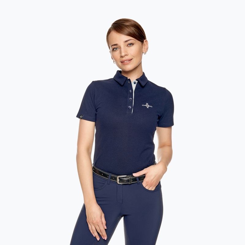 Polo FERA Equestrian Donna Bea navy