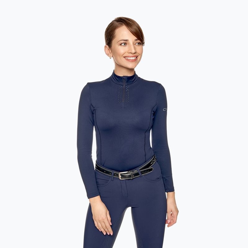 FERA Equestrian Longsleeve donna Brillante navy