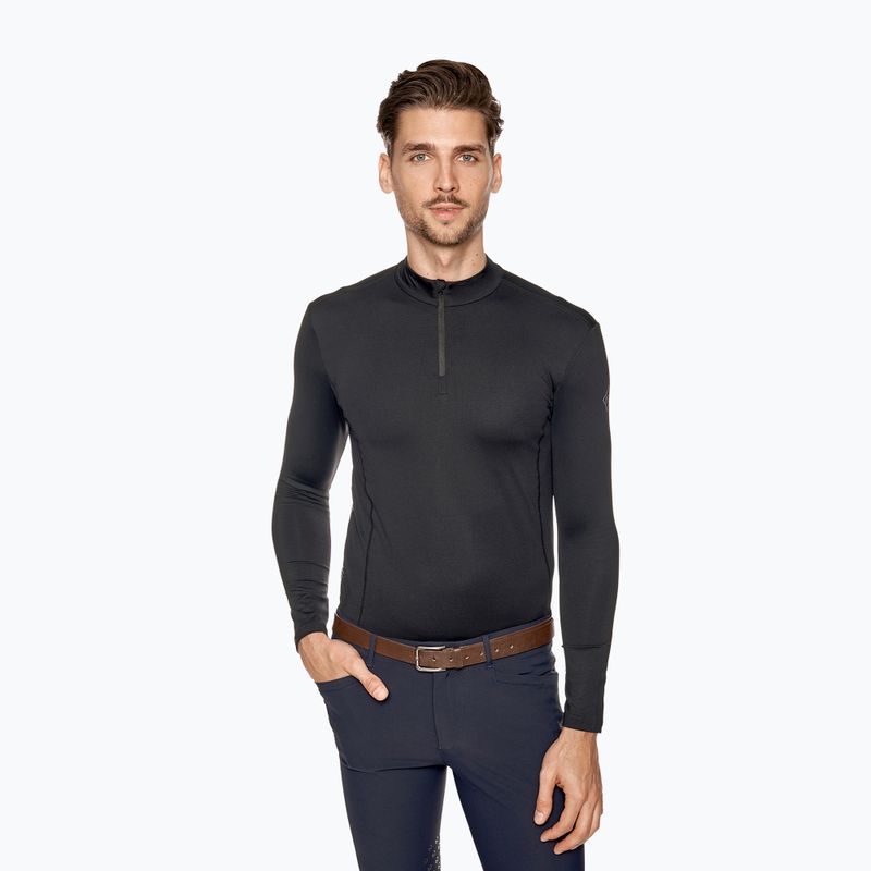 FERA Equestrian Longsleeve Liam nero da uomo