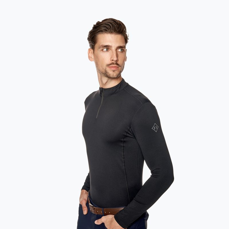 FERA Equestrian Longsleeve Liam nero da uomo 2