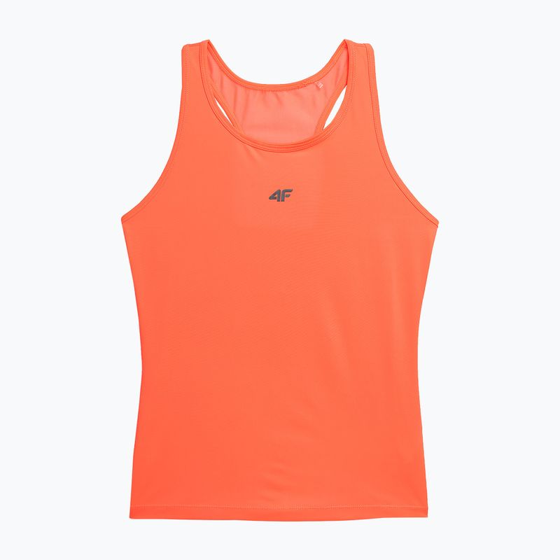 Canotta da allenamento donna 4F F153 rosso neon