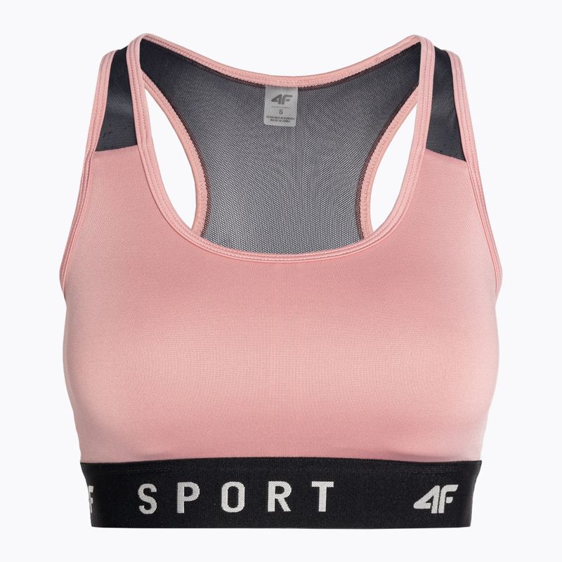 Reggiseno fitness 4F F051 rosa chiaro