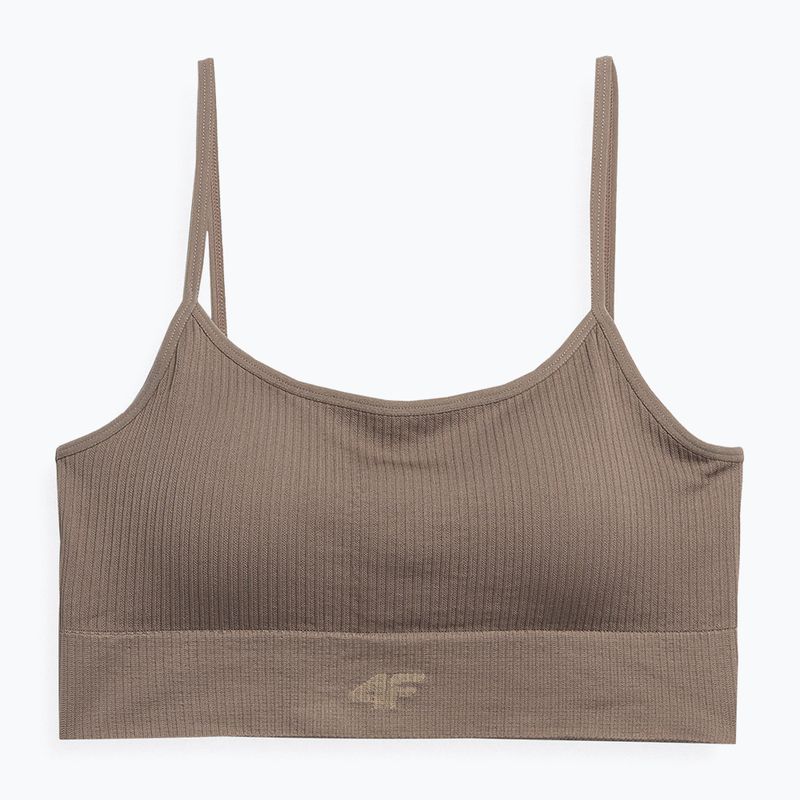Reggiseno fitness 4F F031 marrone chiaro