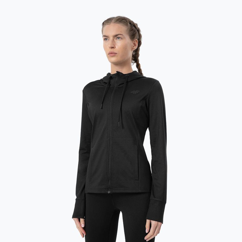 Felpa da donna 4F F113 nero profondo