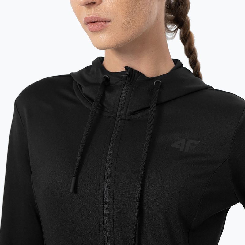 Felpa da donna 4F F113 nero profondo 3