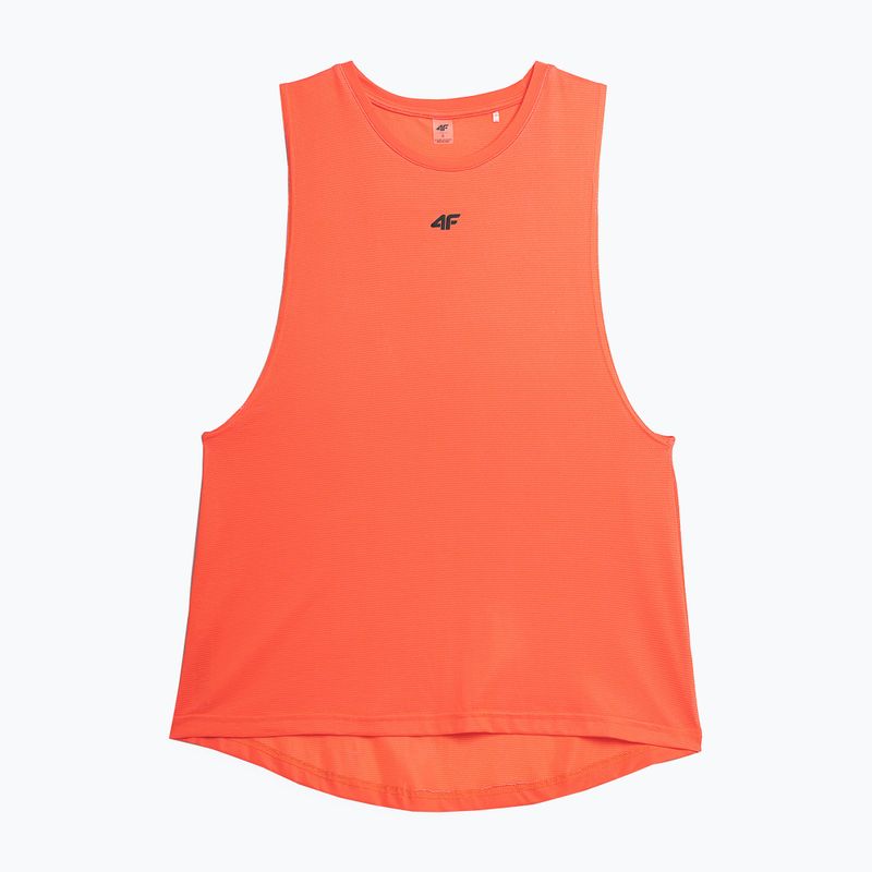 Canotta da allenamento donna 4F F151 rosso neon