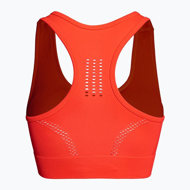 Reggiseno fitness 4F F037 rosso neon 2