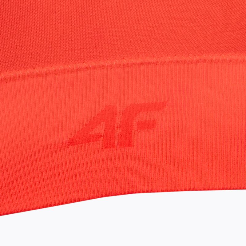 Reggiseno fitness 4F F037 rosso neon 3