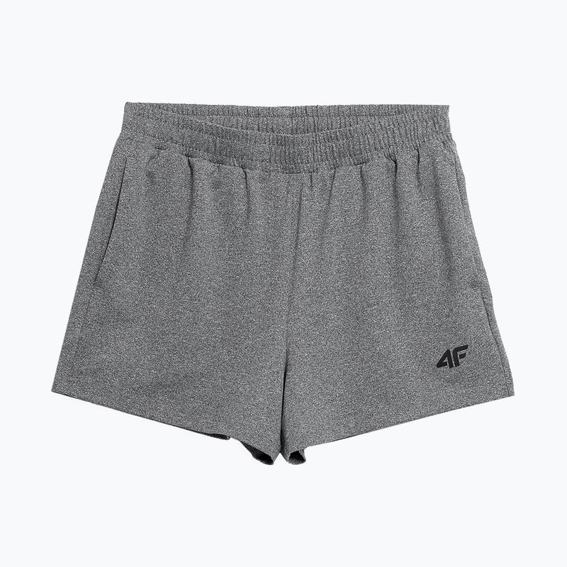 Pantaloncini da donna 4F F200 grigio medio melange