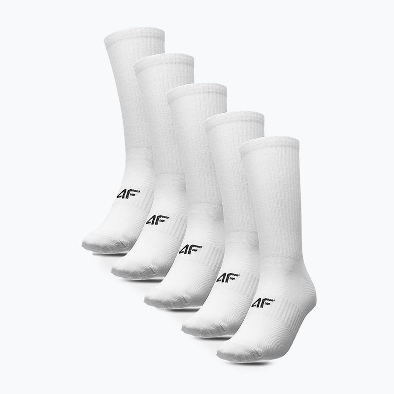 Calze da uomo 4F M224 5 pezzi bianco