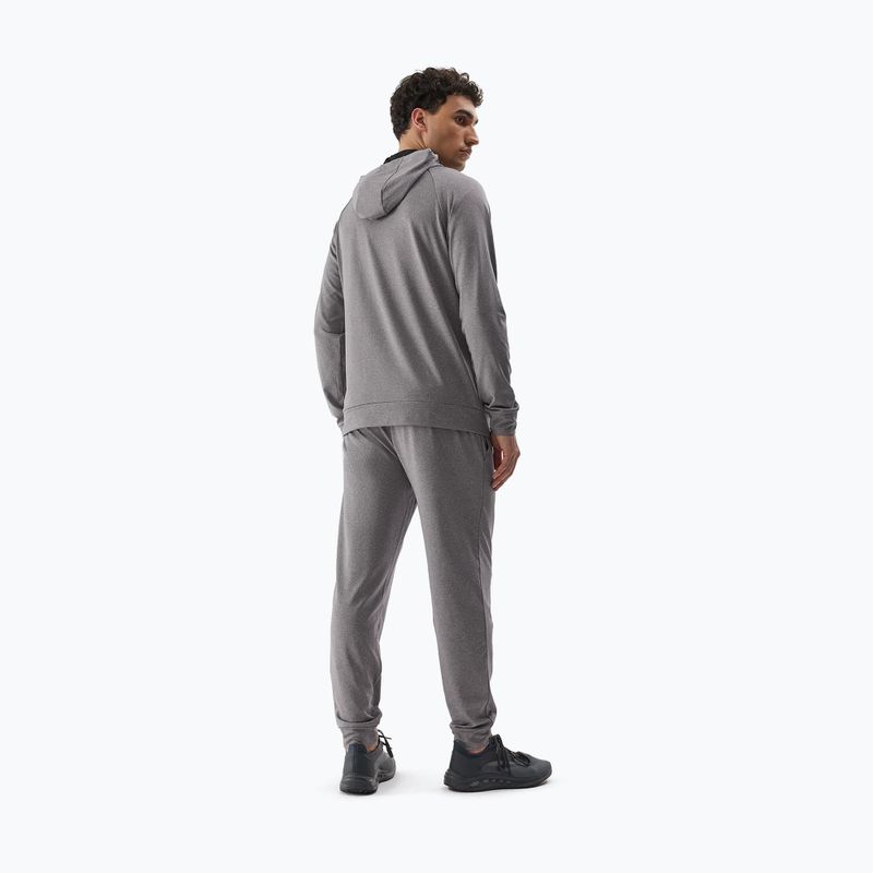 Pantaloni da uomo 4F M350 grigio chiaro freddo melange 2