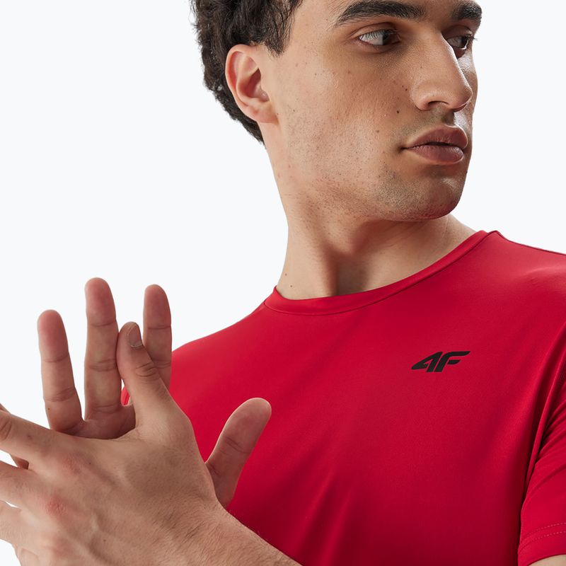 Maglietta da allenamento da uomo 4F M448 rosso 5