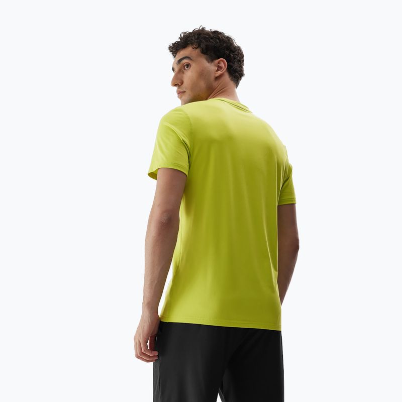 Maglietta da allenamento da uomo 4F M448 verde canarino 2