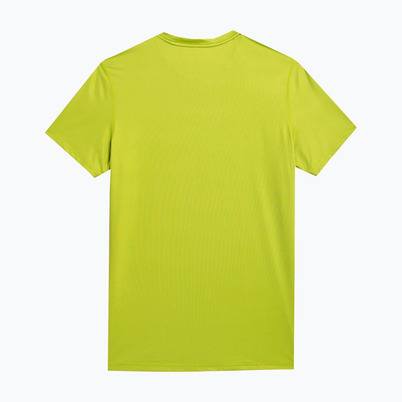 Maglietta da allenamento da uomo 4F M448 verde canarino 6