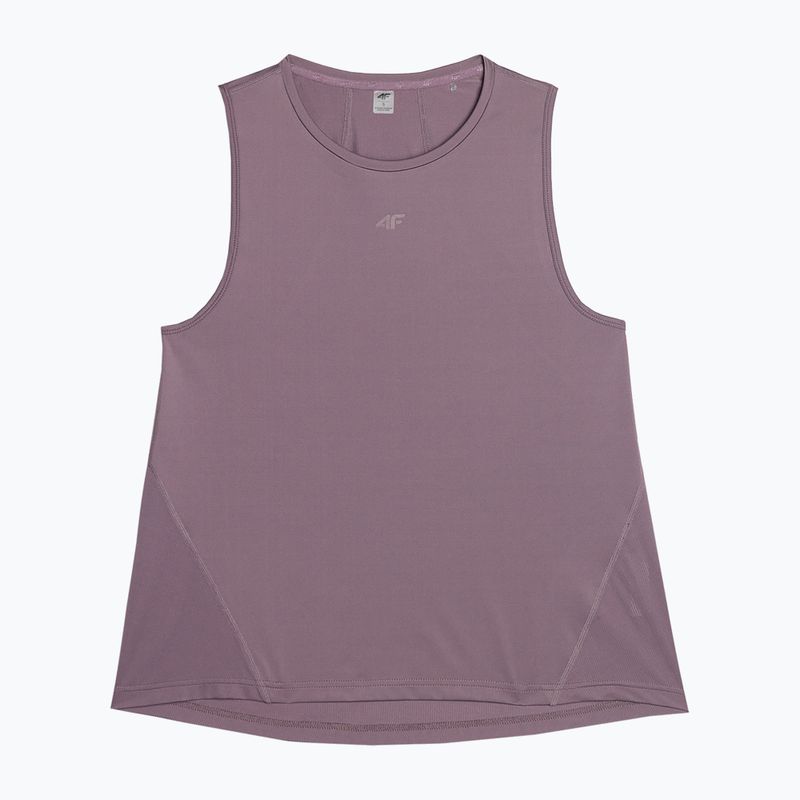 Maglietta da allenamento da donna 4F F450 marrone chiaro