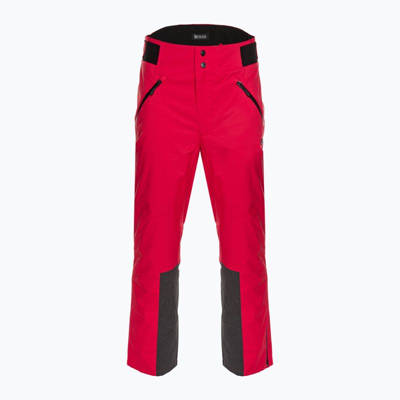 Pantaloni da sci da uomo 4F M343 rosso scuro 3