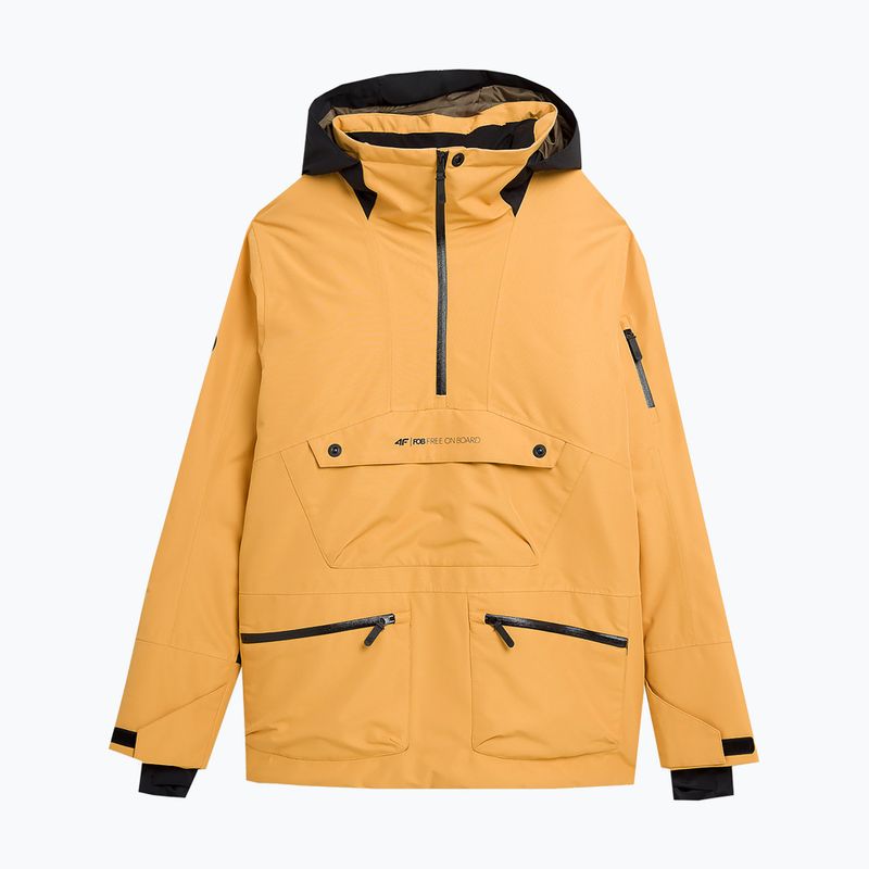 Giacca da snowboard da uomo 4F M290 arancione 3