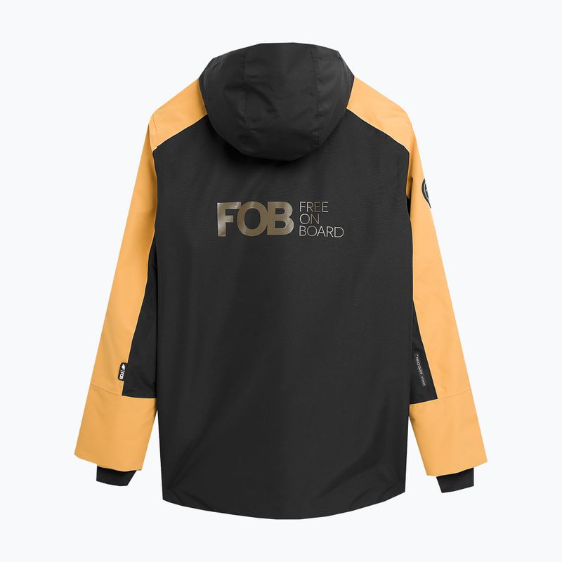 Giacca da snowboard da uomo 4F M290 arancione 4
