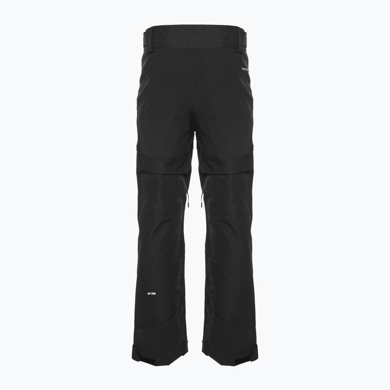 Pantaloni da snowboard da uomo 4F M345 nero 4