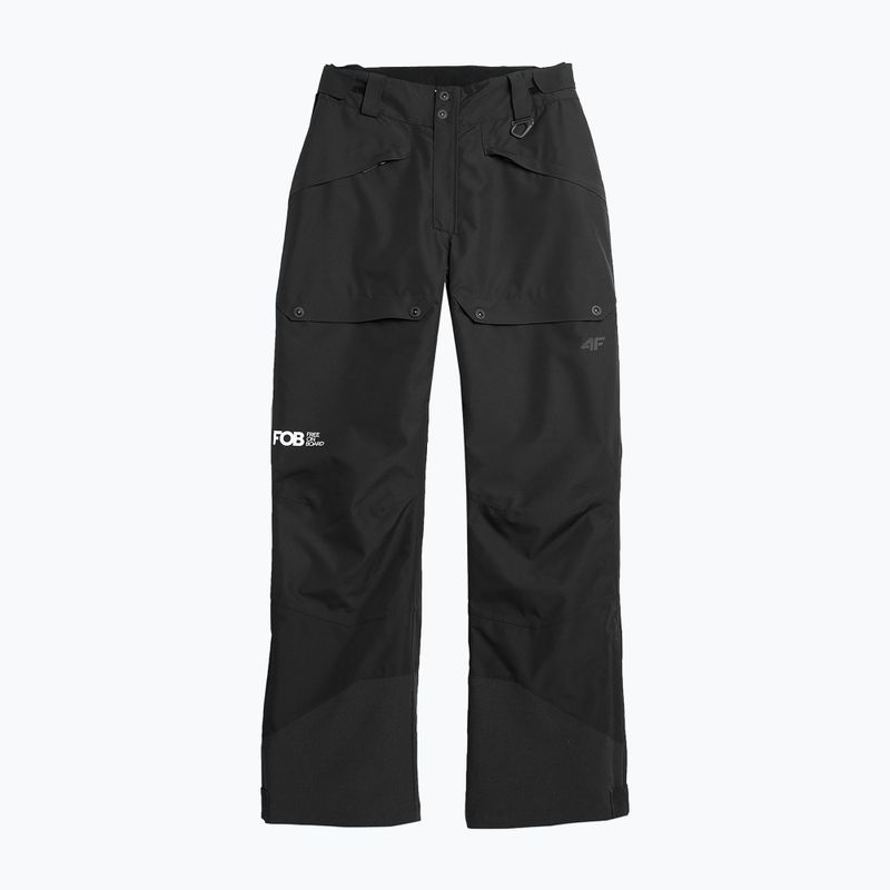 Pantaloni da snowboard da uomo 4F M345 nero 10