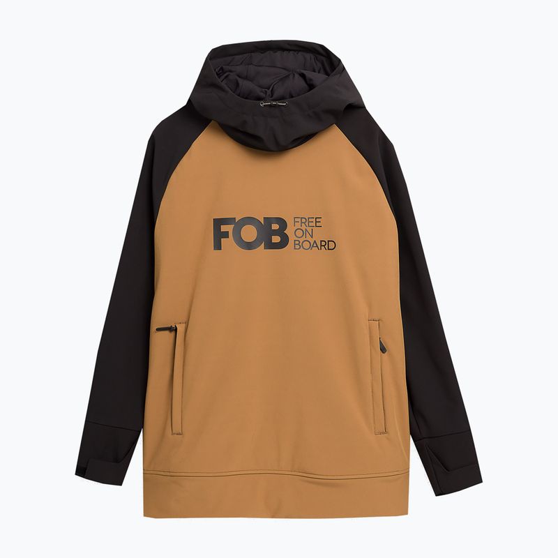 Giacca da snowboard da uomo 4F M150 beige