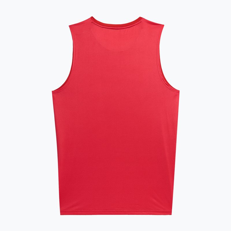 Canotta da allenamento da uomo 4F M447 rosso 2