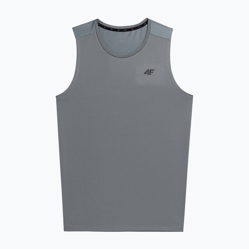 Canotta da allenamento da uomo 4F M447 grigio 3