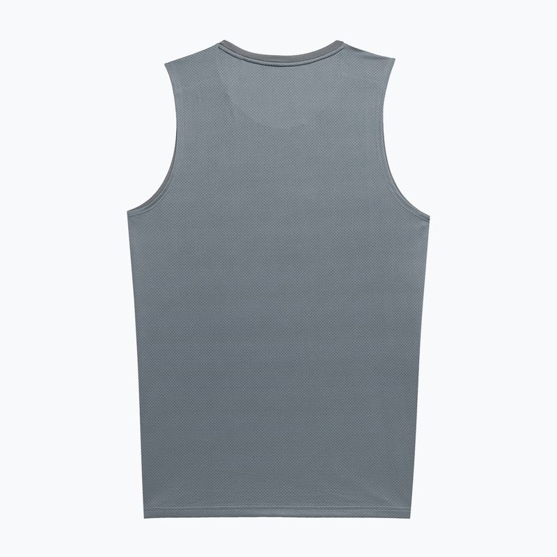 Canotta da allenamento da uomo 4F M447 grigio 4