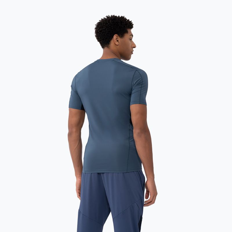 Maglietta da allenamento da uomo 4F M451 denim 2
