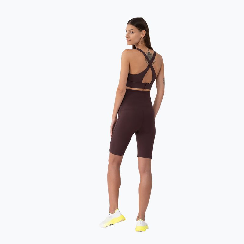 Pantaloncini da donna 4F F358 marrone 3