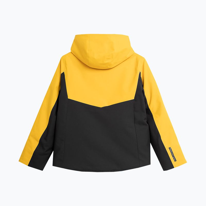 Giacca da sci per bambini 4F M300 giallo 4