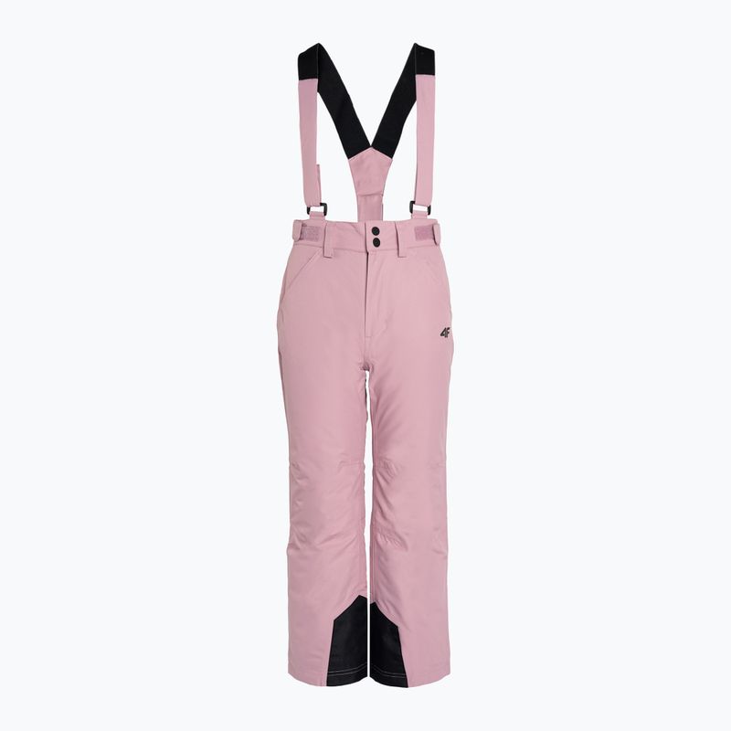 Pantaloni da sci per bambini 4F F353 rosa scuro 3