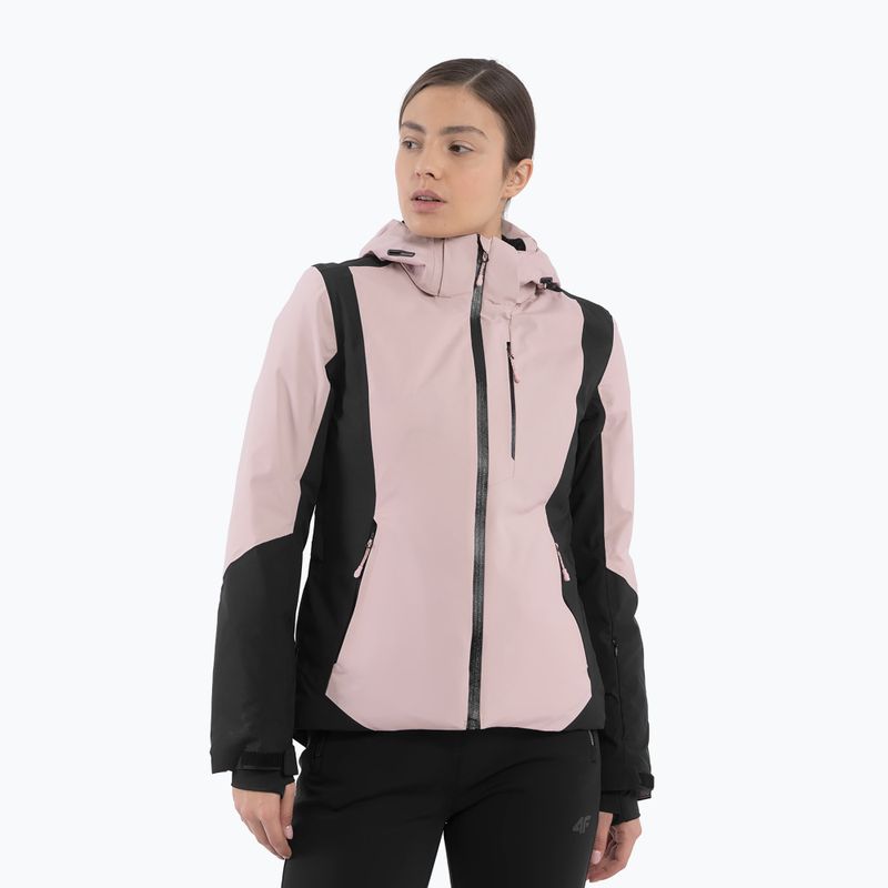 Giacca da sci da donna 4F F340 rosa chiaro